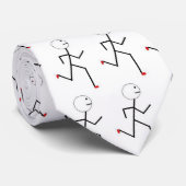 Marathondag op de Kantoor Stropdas (Opgerold)