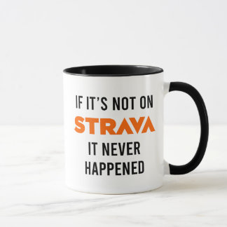 Marathoner Mug - Si ce n'est pas sur Strava il ne