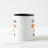 Marathoner Mug - Si ce n'est pas sur Strava il ne  (Centre)