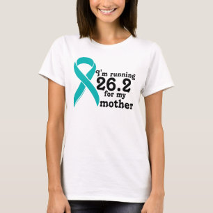 Marathonloper voor ovariumkanker t-shirt