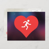 Marathons Pictogram Briefkaart (Voorkant / Achterkant)