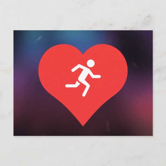 Marathons Pictogram Briefkaart (Voorkant)