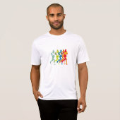 Marathontraining, hardlopen t-shirt (Voorkant volledig)
