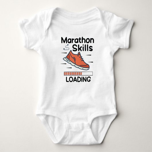 Marathonvaardigheidslading | Running Lover | loper Romper (Voorkant)