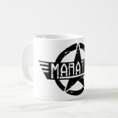 Maraton "Black Star", Mug (White) (Devant gauche)