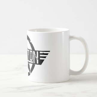 Maraton "Black Star", Mug (White) Koffiemok