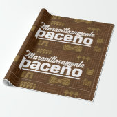 Maravillosamente paceño cadeaupapier (Uitgerold)