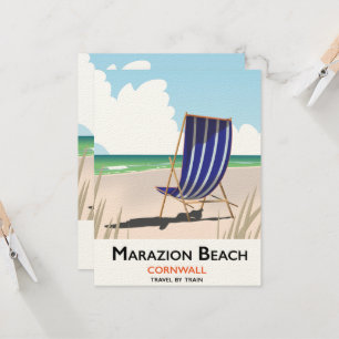 Marazion Beach Cornwall reisposter