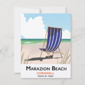 Marazion Beach Cornwall strand reisposter (Voorkant)