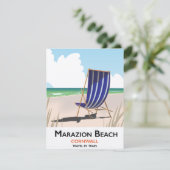 Marazion Beach Cornwall strand reisposter (Staand voorkant)