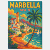 Marbella Spanje Costa del Sol Magneet (Voorkant)