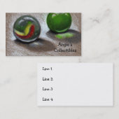 MARBELS: KUNST: REALISME VISITEKAARTJE: COLLECTIBE VISITEKAARTJE (Voorkant / Achterkant)