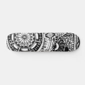 Marbke circle skateboard with bohemian style (Horz)