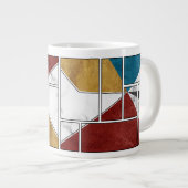 Marble Abstract mug design Extra Grote Beker (Voorkant rechts)