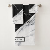 Marble Abstract Pattern Bad Handdoek (Insitu)