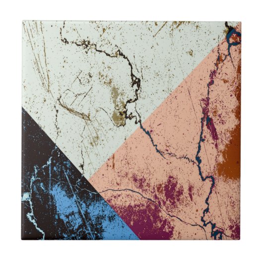 Marble Abstract Pattern Tegeltje (Voorkant)