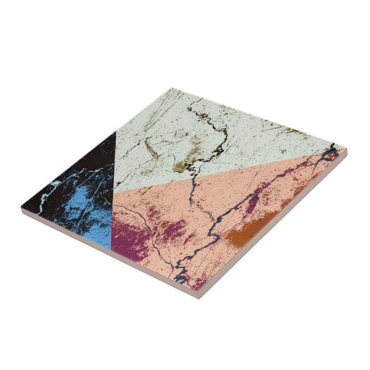 Marble Abstract Pattern Tegeltje (Zijkant)