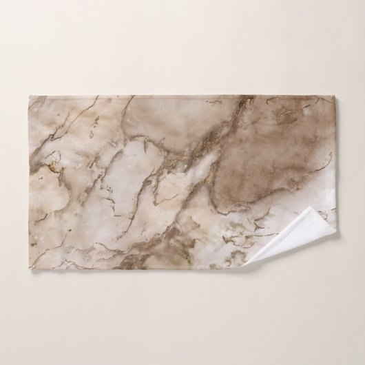 Marble and Gold abstract Bad Handdoek (Handdoek)
