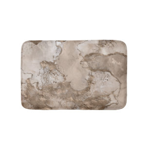 Marble and Gold abstract Badmat