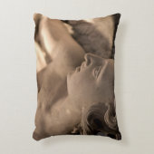 Marble Angel Sculpture Art Print Accent Kussen (Voorkant(Verticaal))