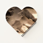 Marble Angel Sculpture Art Print Notitieboek (Achterkant)