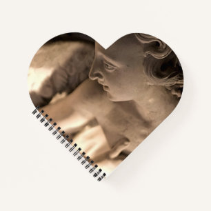 Marble Angel Sculpture Art Print Notitieboek