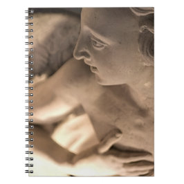 Marble Angel Sculpture Art Print Notitieboek