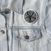 Marble Baphomet Button (In situ)