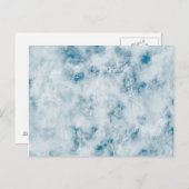 Marble Blue Texture Background Briefkaart (Voorkant / Achterkant)