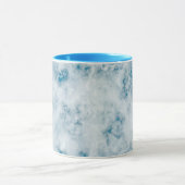 Marble Blue Texture Background Mok (Midden)