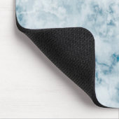 Marble Blue Texture Background Muismat (Hoek)
