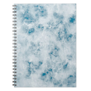 Marble Blue Texture Background Notitieboek