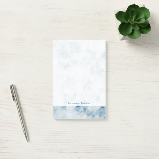 Marble Blue Texture Background Post-it® Notes (Kantoor)