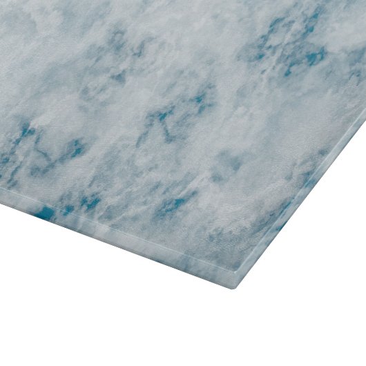Marble Blue Texture Background Snijplank (Hoek)