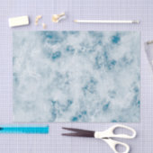 Marble Blue Texture Background Tissuepapier (Craft)