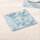 Marble Blue Texture Background Vierkante Kartonnen Onderzetter (Schuin)