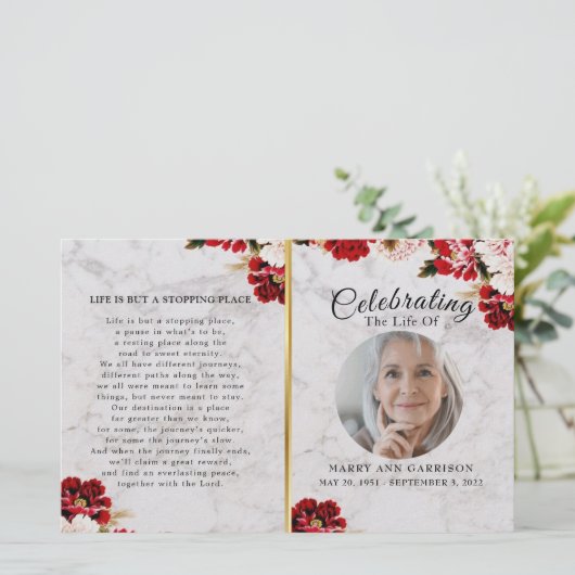 Marble Bourgogne Programme de célébration de la vi (Debout devant)