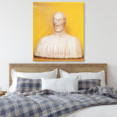 Marble bust of Giovanni Chellini Canvas Afdruk (Insitu (Slaapkamer))