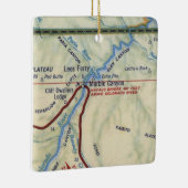Marble Canyon AZ  Map Keramisch Ornament (Rechts)