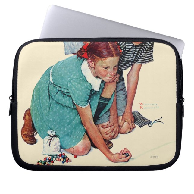 Marble Champion Laptop Sleeve (Voorkant)