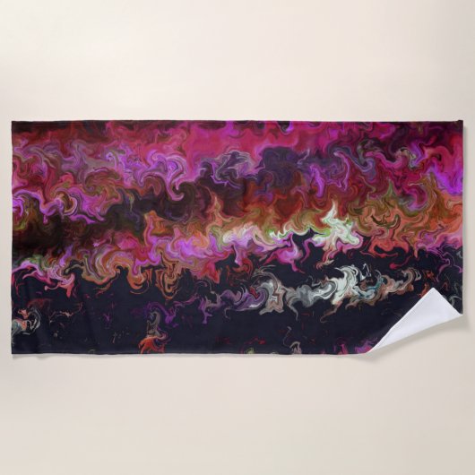 Marble Dreams beroemd gemaakt door JP's Artsy Ware Strandlaken (Voorkant)
