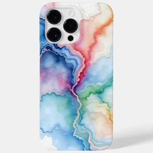 marble effect Case-Mate iPhone case (Achterkant)