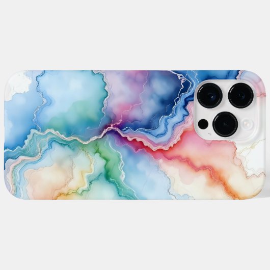 marble effect Case-Mate iPhone case (Achterkant (horizontaal))