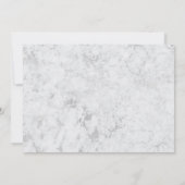 Marble Elegance | De foto bewaart de Datum Save The Date (Achterkant)