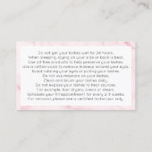 Marble Eyelash Extensions Aftercare Visitekaartje (Achterkant)