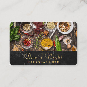 Marble Food Design Personal Chef Catering Visitekaartje