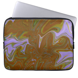 Marble Forms – Terracotta Warm Abstract Laptop Sleeve