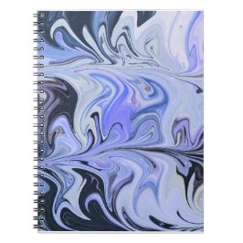 Marble Forms – White & Grey Minimal Texture Notitieboek