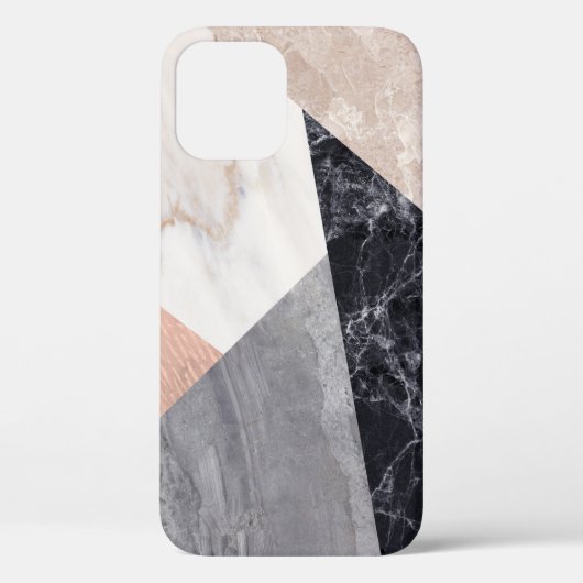 Marble Geometric Pattern Case-Mate iPhone Case (Achterkant)