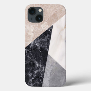 Marble Geometric Pattern iPhone 13 Hoesje